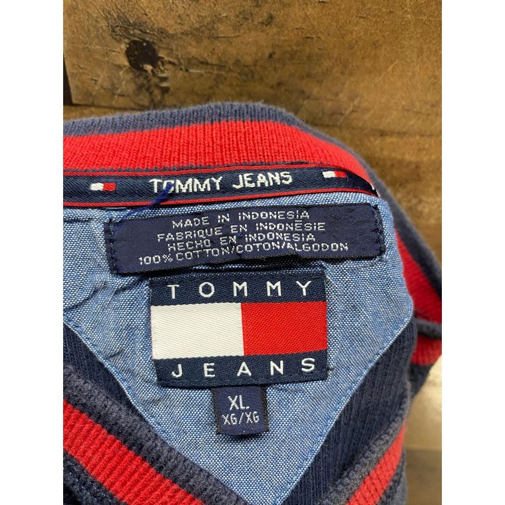 Tommy Jeans V-Neck Long Sleeve Sweater Size‎ X-Large - Picture 3 of 4